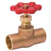 Southland 1/2" Compression Stop Valve, Brass Body, 125 PSI (Model 105-503NL)