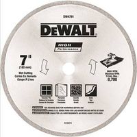 DEWALT 7" Circular Saw Blade with 5/8" Arbor and Diamond Cutting Edge for Stone (DW4791)