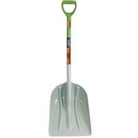 Ames 2682700 Scoop Shovel, 14 In W Blade, 18 In L Blade, ABS Blade, Northern Hardwood Handle