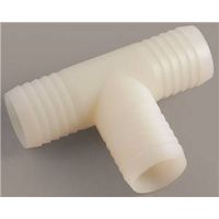 Anderson Metals Reducing Tee, 1/4" x 1/4" x 1/8", Barb x Barb x MPT, Nylon (53772-0402)