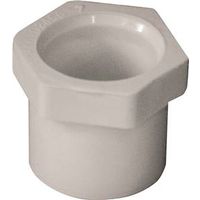 IPEX PVC Reducing Bushing, 3/4" x 1/2", Spigot x Socket, Schedule 40
