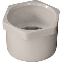 IPEX Reducing Bushing, 1-1/2" x 1-1/4", Spigot x Socket, White, SCH 40, 150 PSI