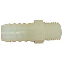 Anderson Metals 1/4" x 1/2" MIP x Barb Connector, Nylon (53701-0804)