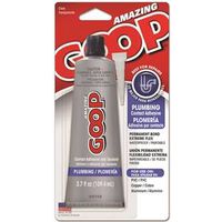 Amazing Goop Plumbing Adhesive, Liquid, Clear, 3.7 oz Tube
