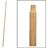 Birdwell 532-12 Broom Handle, 15/16 in Dia, 48 in L, Threaded, Hardwood