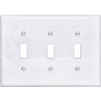 WHT 3G 3-Toggle Nylon Cover Plate