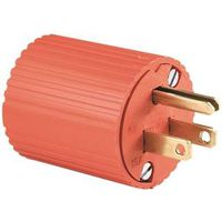 Eaton Wiring Devices 6867-BOX Electrical Plug, 2-Pole, 15 A, 125 V, NEMA 5-15, Orange
