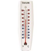 Taylor Analog Thermometer, 7.625 in L x 2.375 in W, -40 to 120°F (Model 5154)