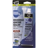 DAP 7079800755 Adhesive Sealant, Clear, 2.8 oz Tube