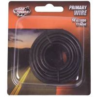 18" Black 14 Gauge Primary Wire