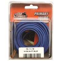 24" Blue 16 Gauge Primary Wire