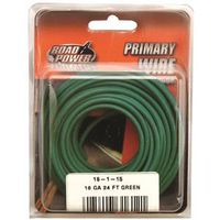 24" Green 16 Gauge Primary Wire