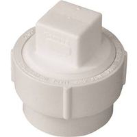 Canplas 4" PVC Cleanout Body with Threaded Plug, Spigot x FNPT (Model: 193704AS)