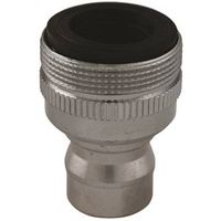 Plumb Pak PP800-6 Faucet Aerator Adapter, 55/64 x 15/16-27 in, Threaded, Chrome Plated SM Aerator Fi
