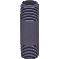 Genova 300 Series 3/4" MIP PVC Pipe Nipple, Gray, Schedule 80, 6" Length (P-34-6)