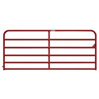 Behlen Country 40120121 Heavy-Duty Gate, 144 in W x 50 in H, Steel Frame, Red