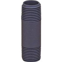 Genova 300 Series 1/2" MIP PVC Pipe Nipple, Gray, SCH 80, 6" Length