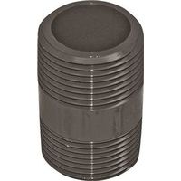 Genova 300 Series 3/4" MIP PVC Pipe Nipple, Gray, Schedule 80 (P-34-CL)
