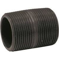 Lasco 212016BC 1-1/4" PVC Gray Pipe Nipple, Schedule 80