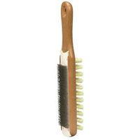 Crescent Nicholson 21467 File Card and Brush, Steel/Wood, 10 in L, 8 in File Cleaner