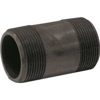 Genova 1-1/2" PVC Pipe Nipple, MIP x MIP, Gray, Schedule 80, 3" Length (P-112-3)