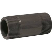 Genova 1-1/2" PVC Pipe Nipple, MIP x MIP, Gray, Schedule 80, 4" Length (P-112-4)