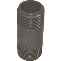 Genova 300 Series 1/2" MIP PVC Pipe Nipple, Gray, Schedule 80, 3" Length
