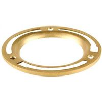 Oatey Brass Replacement Closet Flange Ring, 4 in Connection for 4 in Closet Flanges