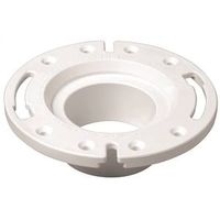 Oatey 3-Inch PVC Closet Flange, White, Compatible with Most Toilets (43585)