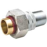 B&K 3/4" Brass Pipe Union, MIP x Sweat, 250 PSI (Model 167-004NL)