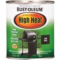 Rust-Oleum Stops Rust Enamel Paint, Satin Black, 1 Qt Can, 260 to 520 Sq-Ft/Gal Coverage Area