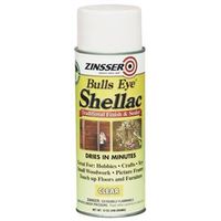 Zinsser Shellac, Mid-Tone Clear, Liquid, 12 oz Can
