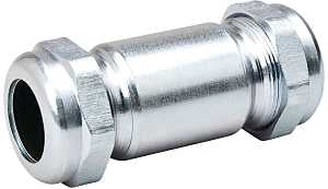 B&K 160-006 Pipe Coupling, 1-1/4 in, Compression x IPS, Steel, 125 psi