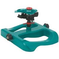 Gilmour Sprinkler with Base, 5670 Sq-Ft, Circular, Spray Nozzle, Polymer