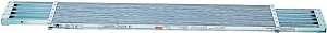 Werner PA200 Series PA208 Extension Plank, 8 to 13 ft L, 14 in W, Aluminum Plank