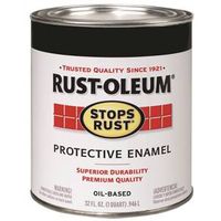 Rust-Oleum Stops Rust Enamel Paint, Oil, Gloss, Sunburst Yellow, 1 qt, 50 to 90 sq-ft Coverage