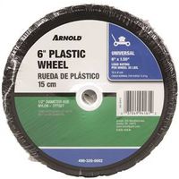 6" x 1.50" Universal Plastic Wheel