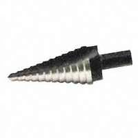 Irwin Unibit 10234 Step Drill Bit, 3/16 to 7/8 in Dia, 1-Flute, 3/8 in Dia Hex Shank