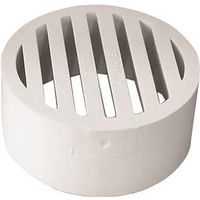 Canplas White PVC Sewer Drain Grate (Model 414254BC)