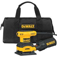 DEWALT DWE6411K/D26441K Palm Sander Kit, 2.3 A, 1/4 Sheet Finish Sander