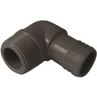 Boshart 1-1/2" Combination Elbow, MPT x 1-1/4" Insert, Polypropylene (UPPME-15)