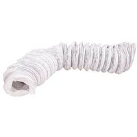 Lambro 4" ID Vinyl Vent Hose, 50 ft Long, White (Model 219L)