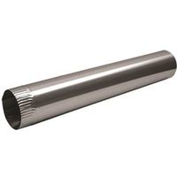 Lambro 4" Diameter Snap-Lock Pipe, 24" Length, 30 Gauge Aluminum