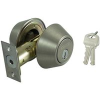 ProSource Keypad Lever Set, Grade 3, Satin Nickel, 2-3/8" to 2-3/4" Backset, KW1 Keyway