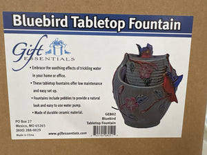 Bluebird Ceramic Fountain Feeder