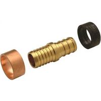 Apollo 1/2" Coupling for PEX Pipes, Crimp Ring and Clamp Connections (APXBC12125PK)