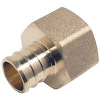 Apollo Pipe Adapter, 3/4" PEX x FPT, Brass, 200 PSI Pressure (APXFA3434)