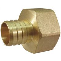 Apollo Pipe Adapter, 1" PEX x FPT, Brass, 200 PSI Pressure (APXFA11)