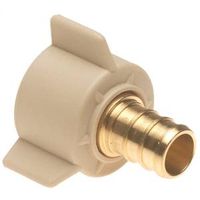 Apollo 1/2" PEX x FPT Brass Pipe Adapter, 200 PSI, 24 Count (APXFB1212S)