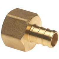 Apollo 1/2" PEX x FPT Brass Pipe Adapter, 200 PSI, 12 Count (APXFA12125PK)